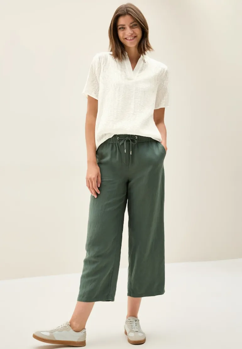 Blusenshirt mit Struktur vanilla white