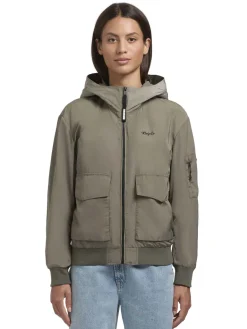 Bomberjacke Anov graugrün