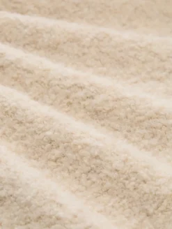 Bouclé Cardigan mit Wollanteil sand stone beige melange