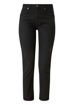 Boyfriend-Jeans schwarz