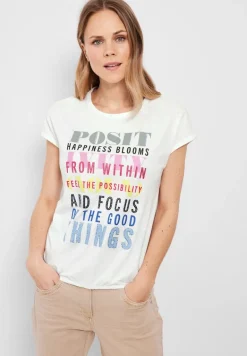 Burn Out T-Shirt burn out vanilla white