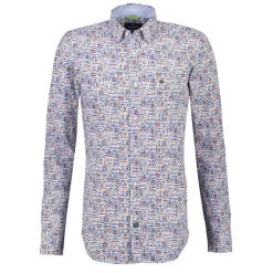 BUTTON DOWN camine red