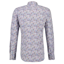 BUTTON DOWN camine red