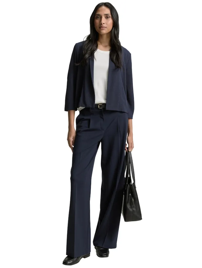 Cardigan mit Schalkragen sky captain blue