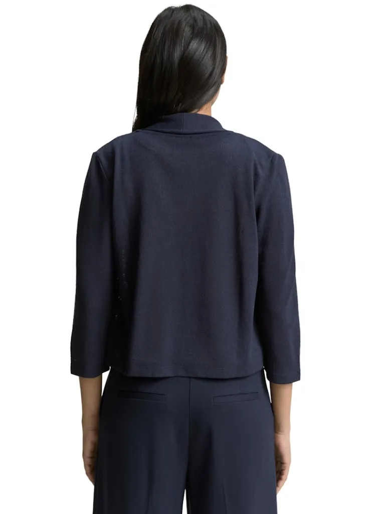 Cardigan mit Schalkragen sky captain blue