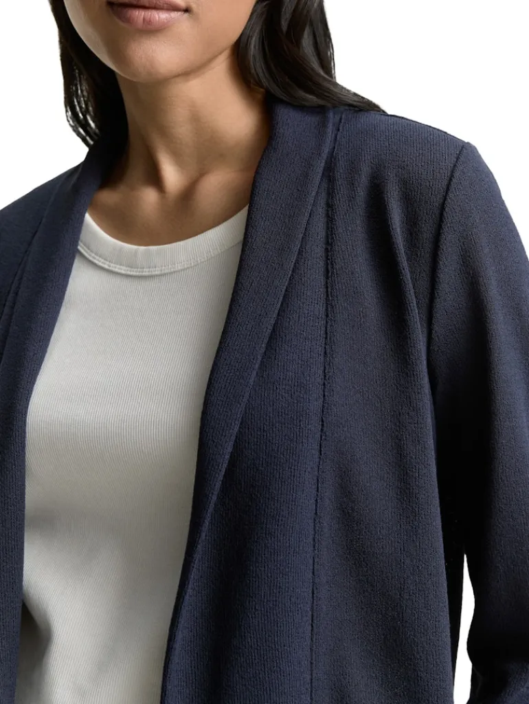 Cardigan mit Schalkragen sky captain blue