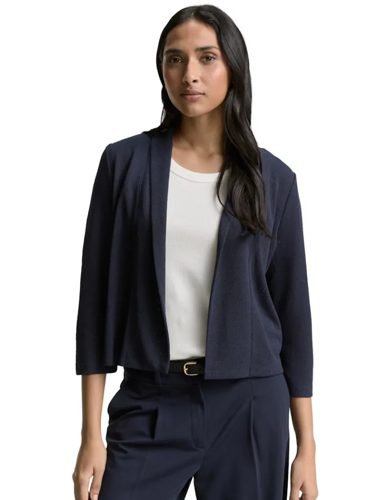 Cardigan mit Schalkragen sky captain blue