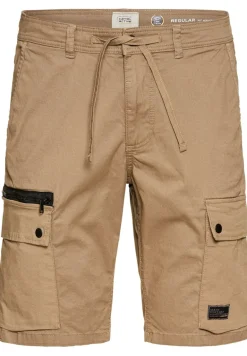 Cargo-Shorts mit Kordelzug und Stretch wood