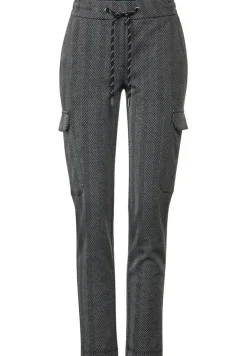 Casual Fit Cargohose black
