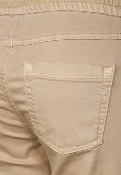 Casual Fit Hose mit Stretch authentic beige