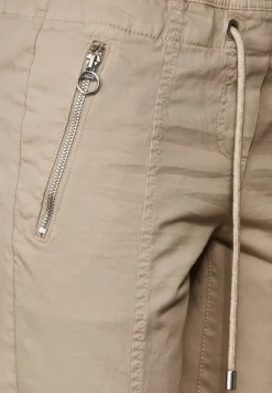 Casual Fit Hose mit Stretch authentic beige