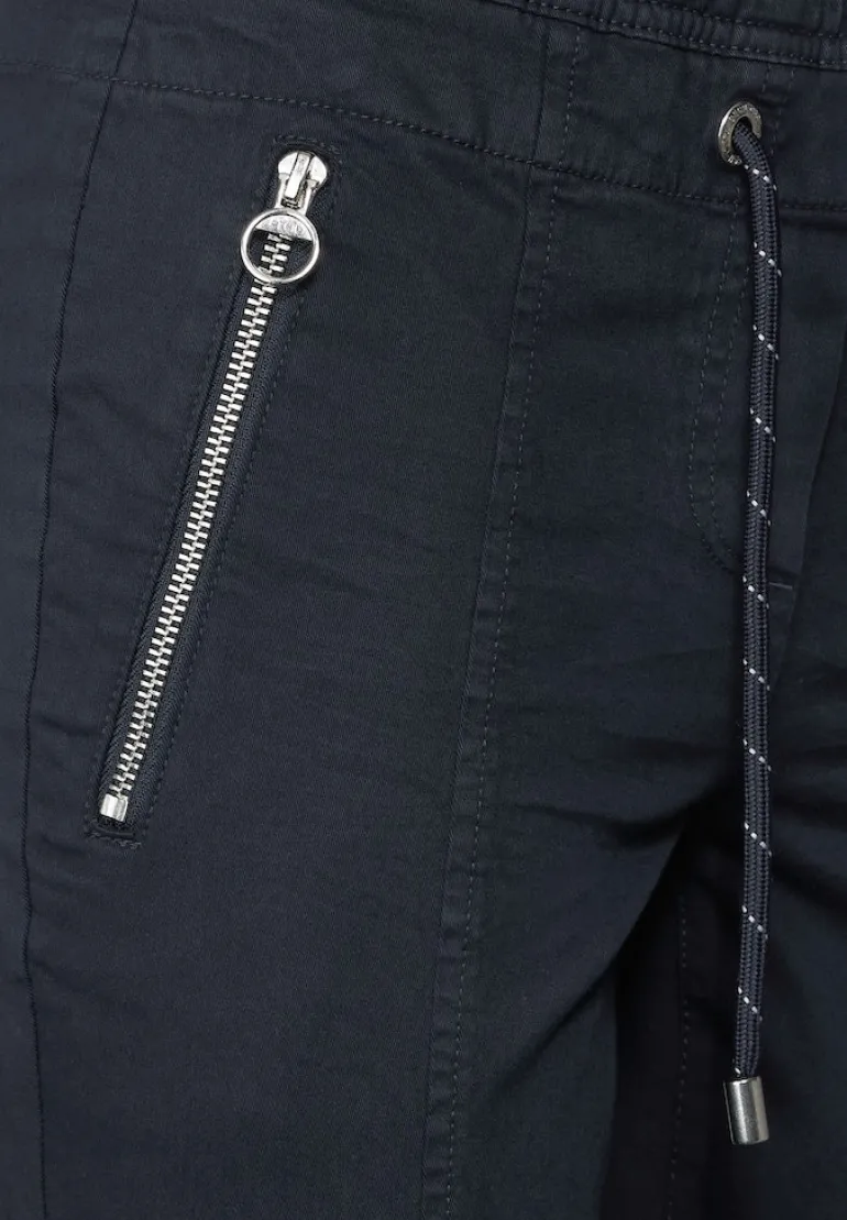 Casual Fit Hose mit Stretch deep blue