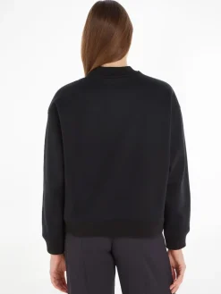 CHENILLE CK CREWNECK ck black