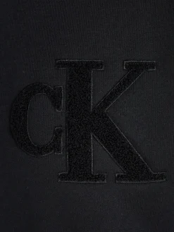 CHENILLE CK CREWNECK ck black