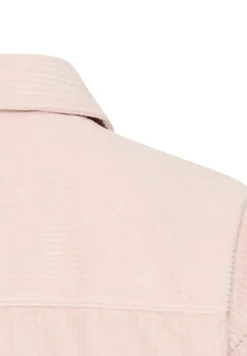 Cord-Bluse aus reiner Baumwolle mauve pink