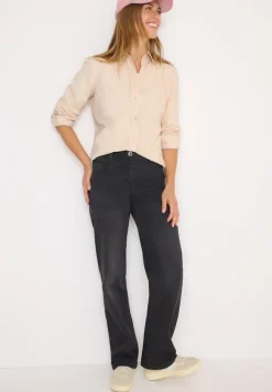 Cord Hemdbluse oat milk beige