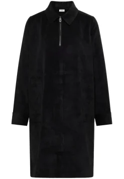 Cordkleid mit Zipper black