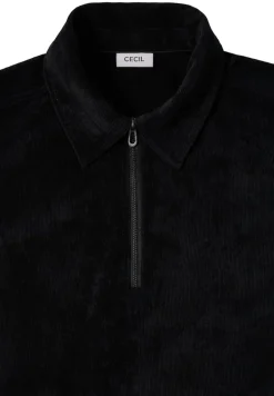 Cordkleid mit Zipper black