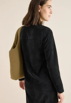 Cordkleid mit Zipper black