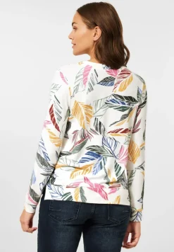 Cosy feel Shirt mit Print vanilla white