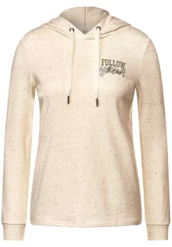 Cosy Kapuzenshirt alabaster beige melange