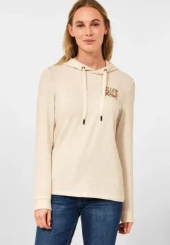 Cosy Kapuzenshirt alabaster beige melange