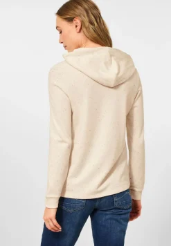 Cosy Kapuzenshirt alabaster beige melange