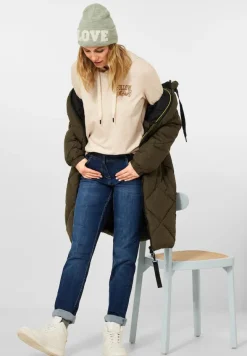 Cosy Kapuzenshirt alabaster beige melange