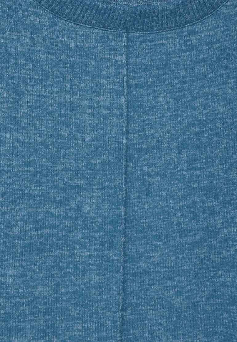 Cosy Langarmshirt aqua melange