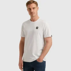 cotton elastan jersey Versatile bright white