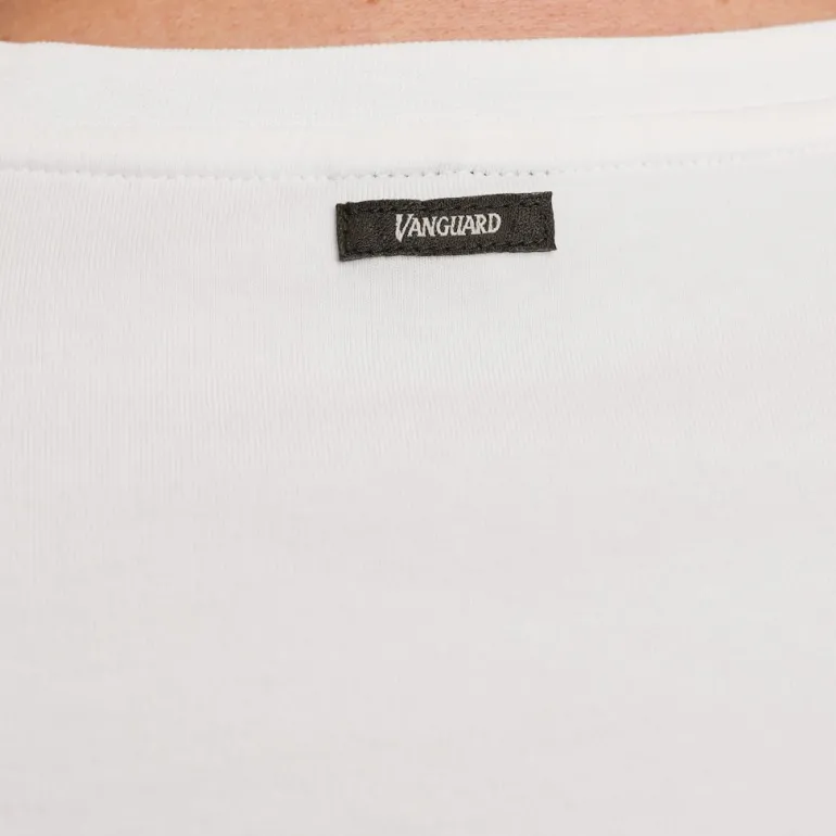 cotton elastan jersey Versatile bright white