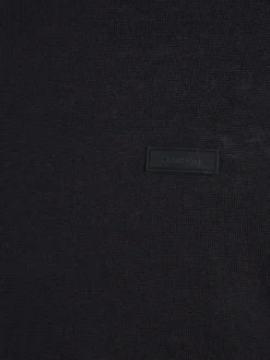 COTTON SILK BLEND CN SWEATER ck black