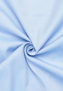 Cover Shirt Twill Langarm mittelblau