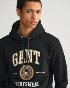 Crest Shield Sweat Hoodie black