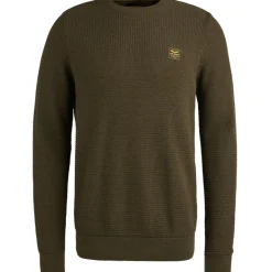 Crewneck collar cotton mouline beech