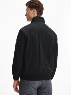 CRINKLE NYLON BLOUSON ck black