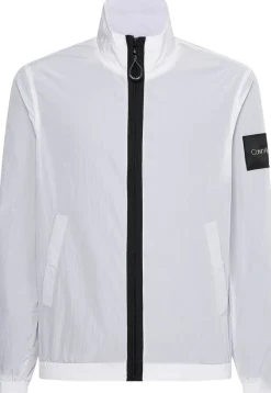 CRINKLE NYLON EASY BLOUSON bright white