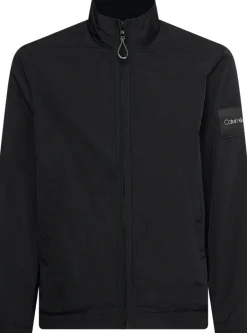 CRINKLE NYLON EASY BLOUSON ck black