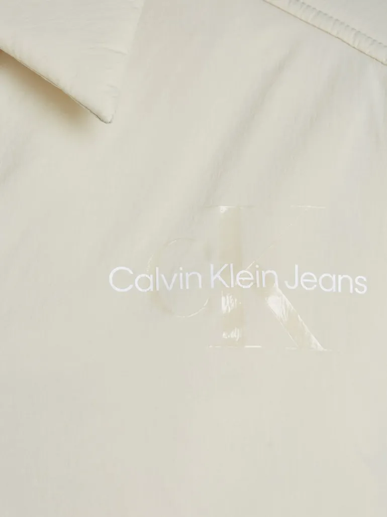 CROPPED COACH JACKET eggshell