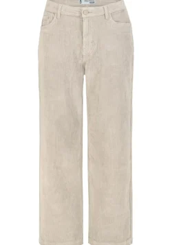 Culotte aus Cord light sand