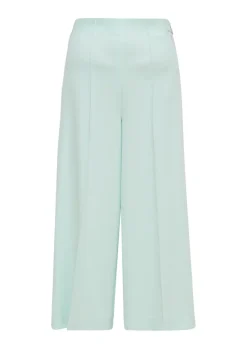 Culotte aus Viskosestretch türkis