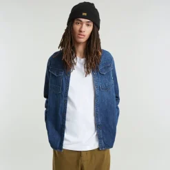 Dakota slim shirt ls worn in windward