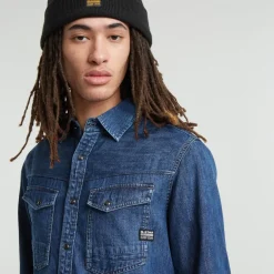 Dakota slim shirt ls worn in windward