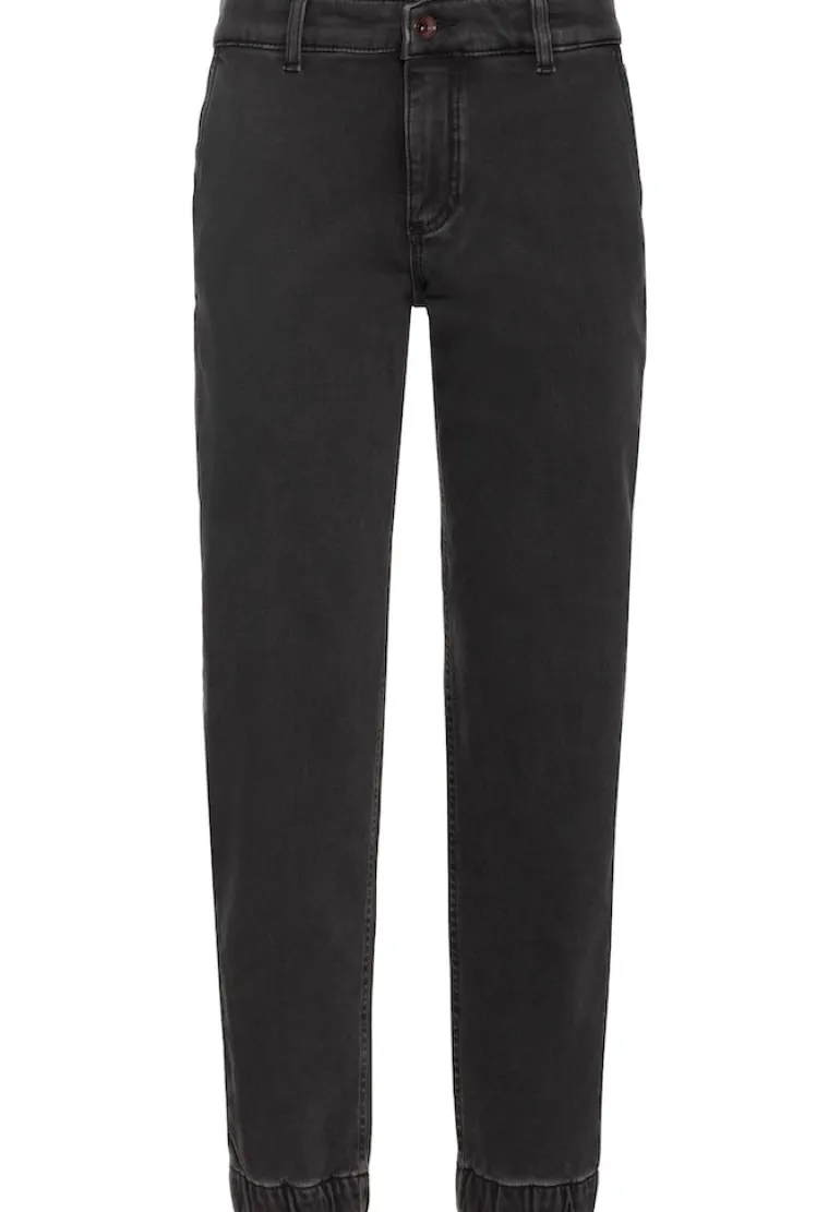 Denim Joggpants aus Bio-Baumwolle graphite gray