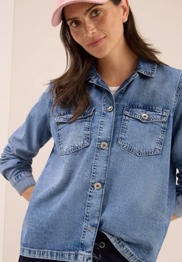 Denim Overshirt authentic used wash