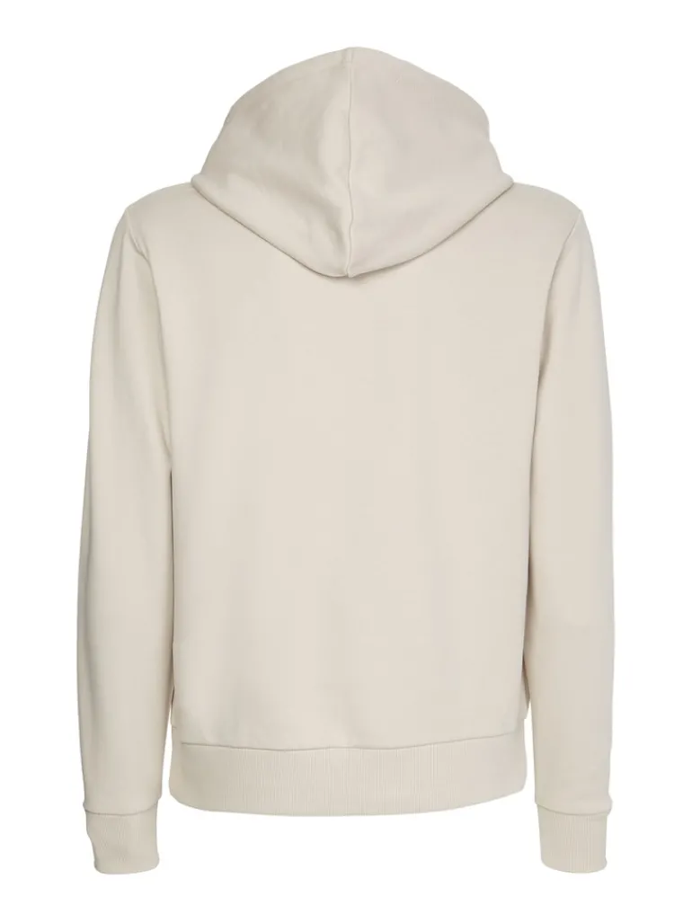 DISTORTED LOGO HOODIE stony beige