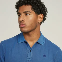 Dunda overdyed slim polo ss pilot gd