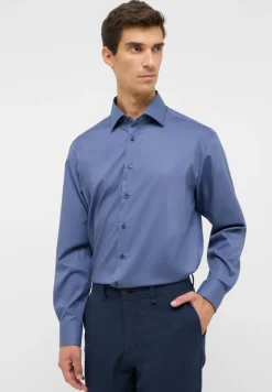 Dynamic Cotton Popeline Langarm denim