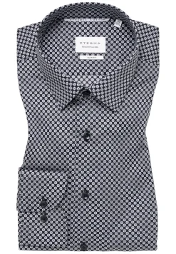 Dynamic Cotton Twill Langarm anthrazit