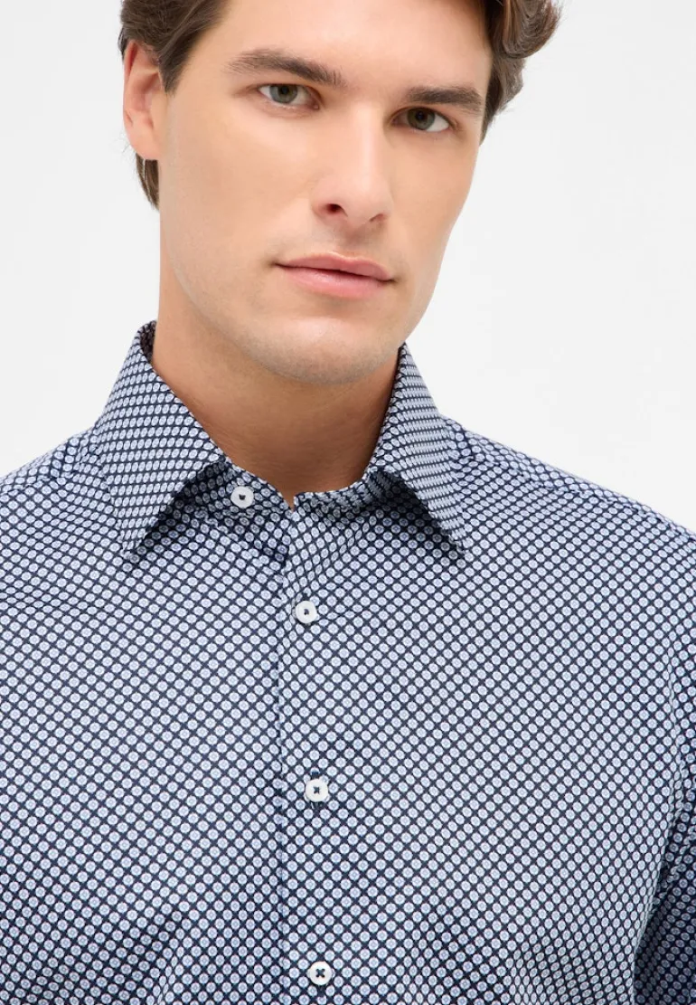 Dynamic Cotton Twill Langarm navy